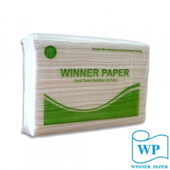 กระดาษเช็ดมือ M-Fold 2 ชั้น กระดาษชำระ M-Fold  โรงงานผลิตกระดาษชำระ 